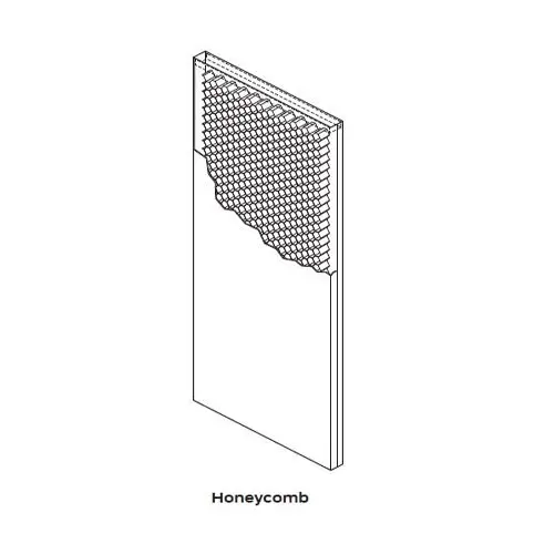 28×80 – 1 Panel Shaker Hollow Machined Door