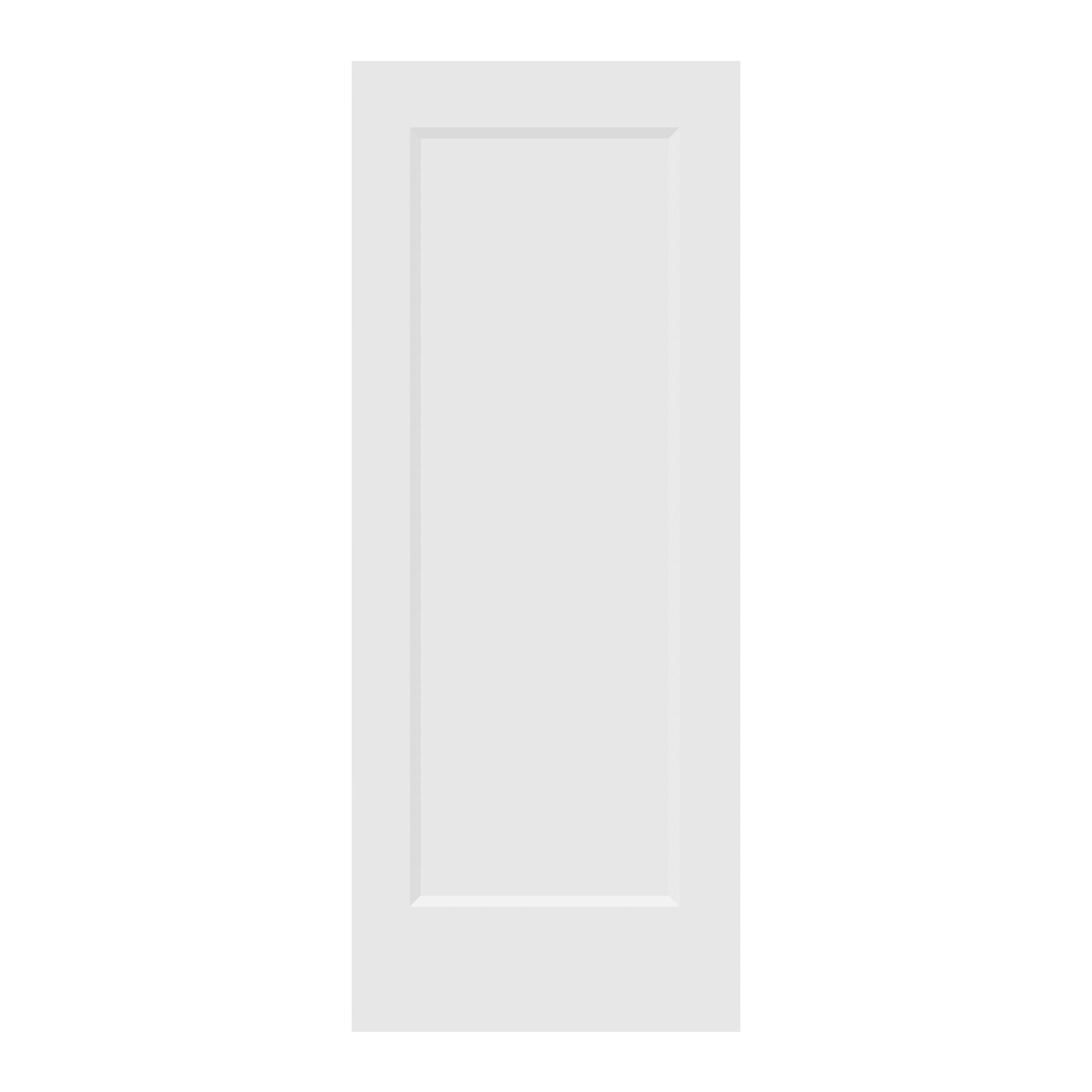 ONE shaker panel door