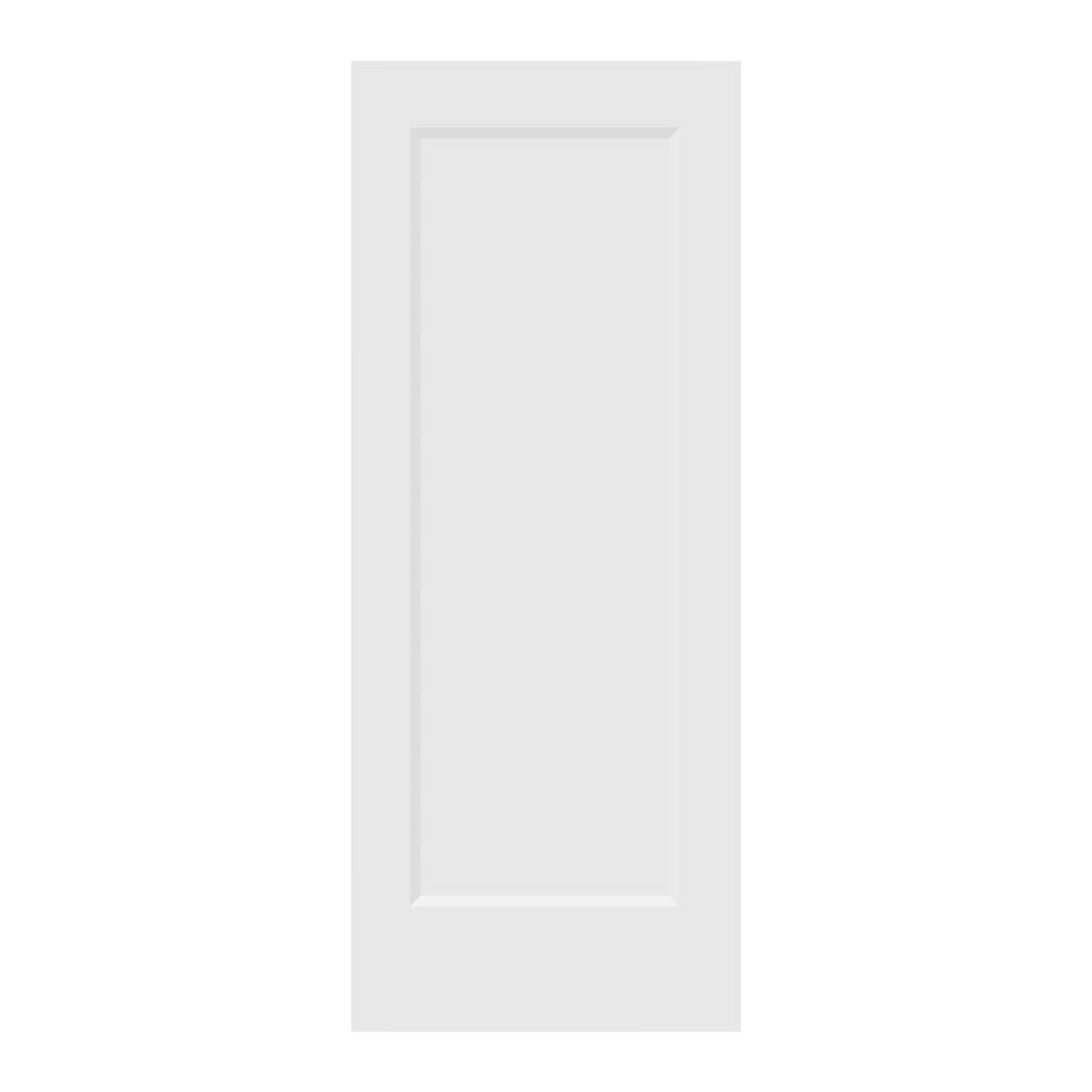 One panel Hollow core door