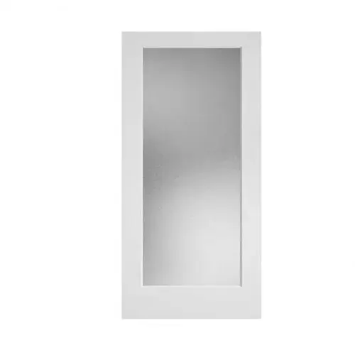 Frosted Glass One Panel Door