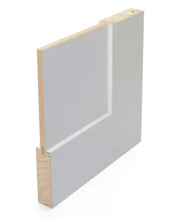 Solid core Shaker One Panel Prehung Door, solid core interior door. solid core shaker door