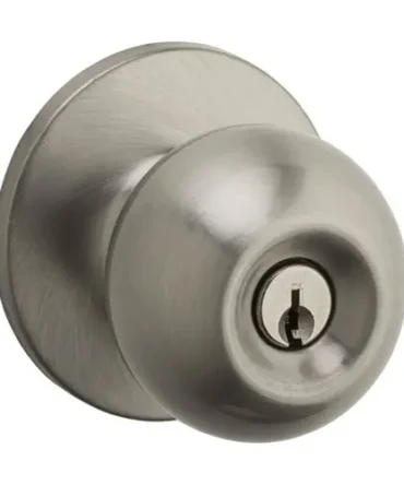 Door Handle Key Lock – Satin Nickel
