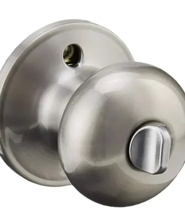 Door Handle Key Lock – Satin Nickel