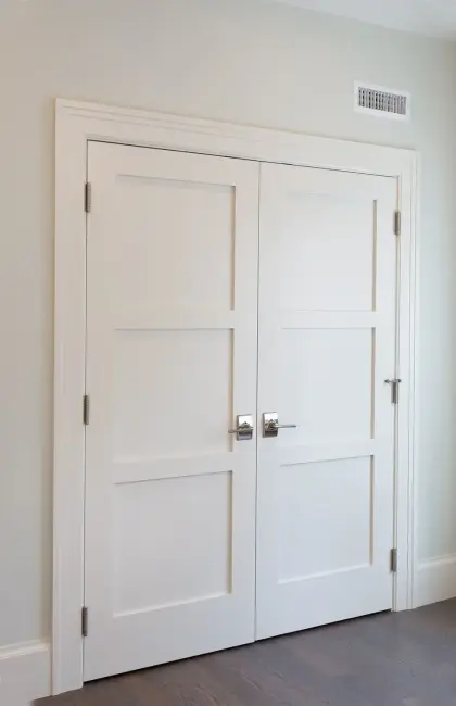 3 panel solid core door - closet prehung doors - french doors