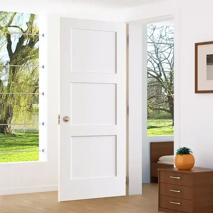 3 panel door - shaker three panel prehung door