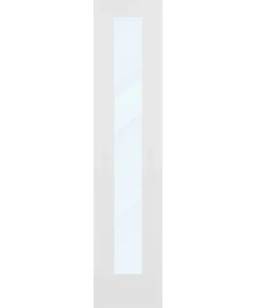 1 Panel Solid Core Door (Clear Glass)
