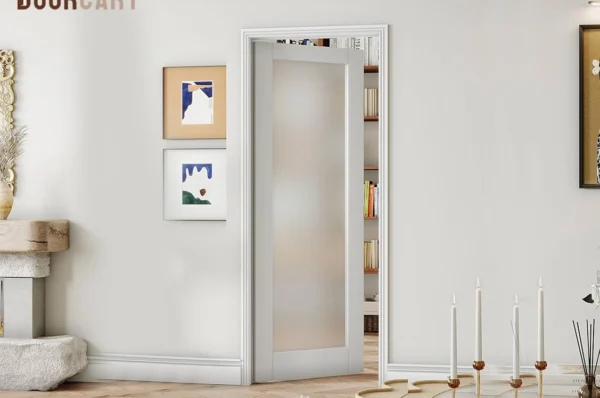 Frosted Glass Door