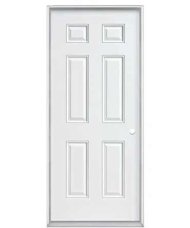 Steel Door - 6 Panel Exterior Steel Door