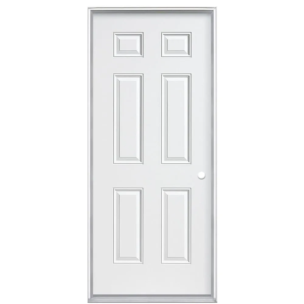Steel Door - 6 Panel Exterior Steel Door