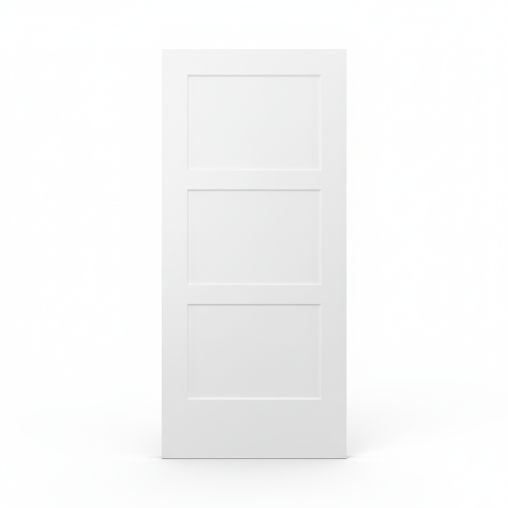 3 panel hollow interior door