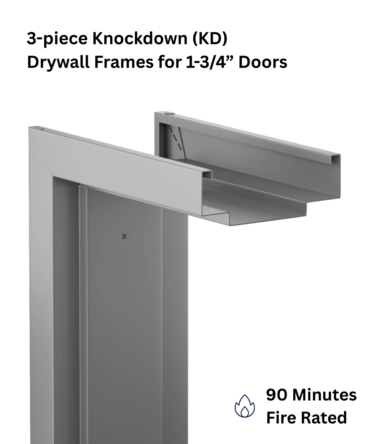 Knock Down Metal fire rated door by Daybar - 90 mins fire rated