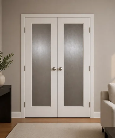 Trimlite Rain Drop Double Glass Door
