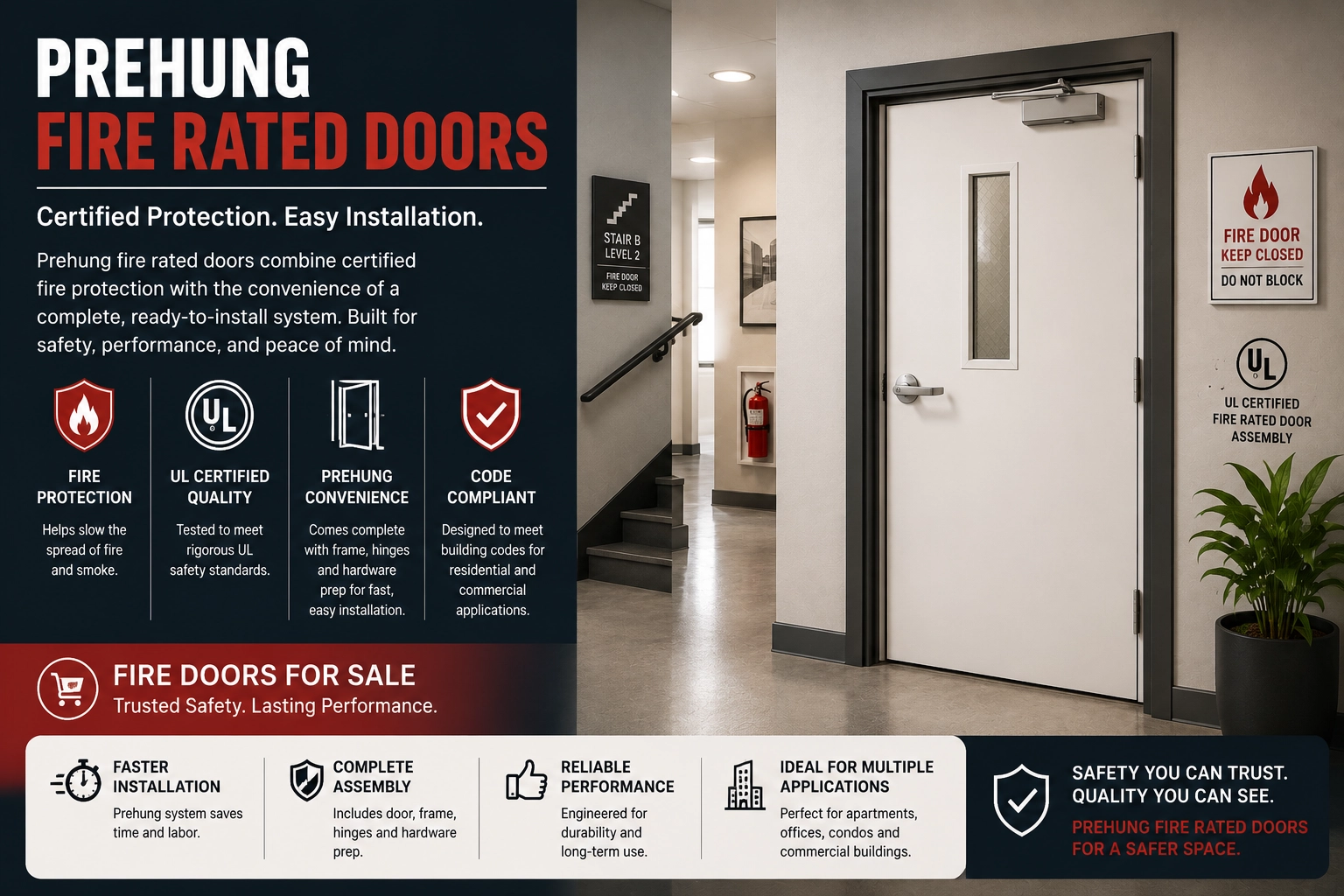 prehung fire rated doors