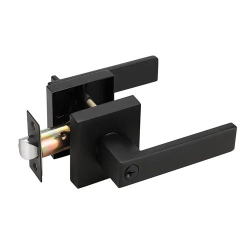 Door Handle Key Lock – Matte Black