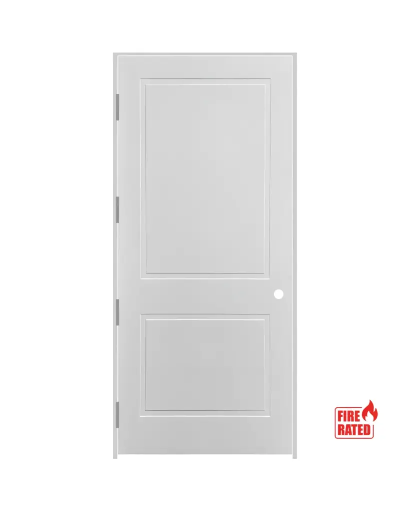 32 in x 96 in 2 Panel Fire Rated Interior Door – 20 Minute